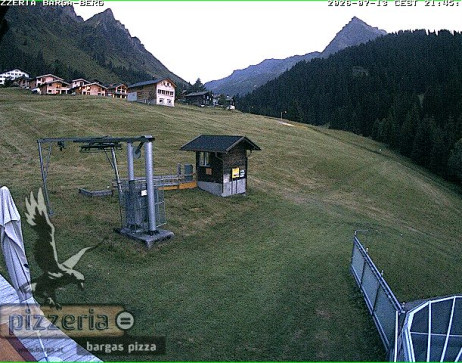 Gargellen: Blick auf den berg