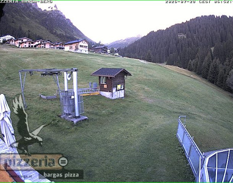 Gargellen: Blick auf den berg