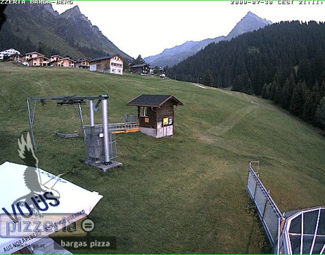 Gargellen: Blick auf den berg