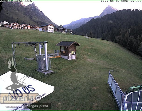 Gargellen: Blick auf den berg
