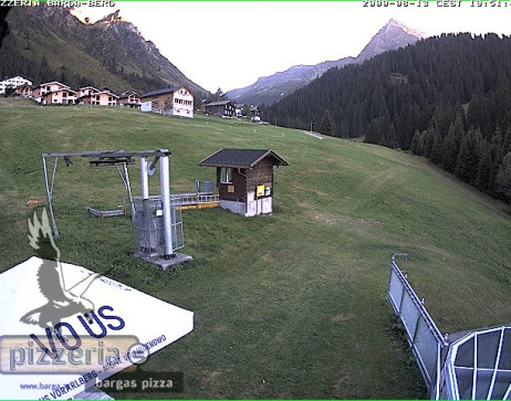 Gargellen: Blick auf den berg