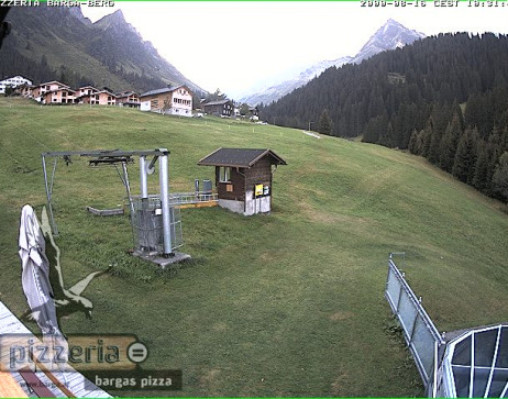 Gargellen: Blick auf den berg