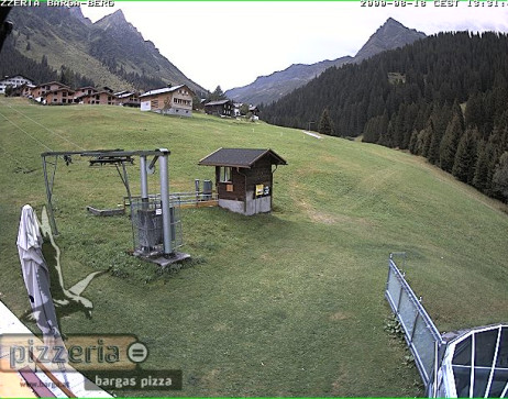 Gargellen: Blick auf den berg