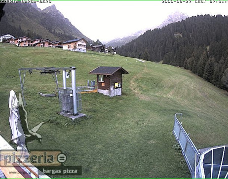 Gargellen: Blick auf den berg