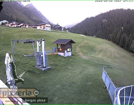 Gargellen: Blick auf den berg