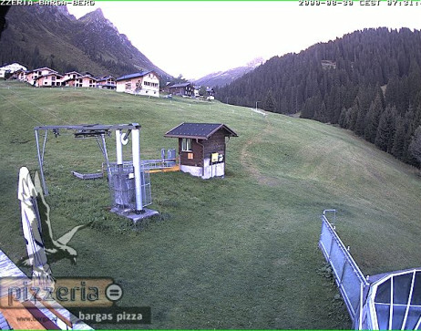 Gargellen: Blick auf den berg