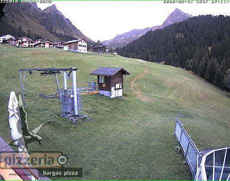 Gargellen: Blick auf den berg