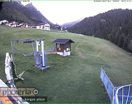 Gargellen: Blick auf den berg