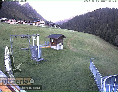 Gargellen: Blick auf den berg
