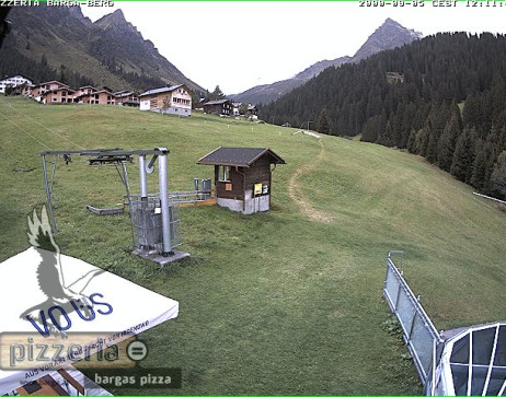 Gargellen: Blick auf den berg