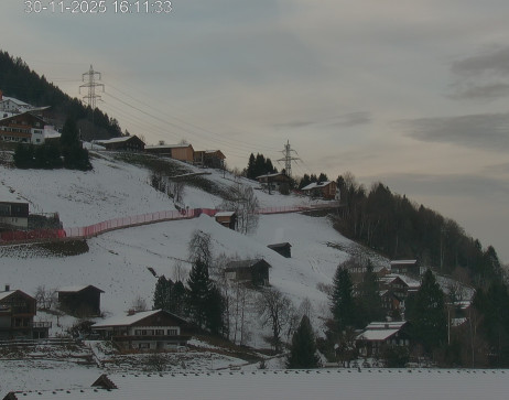 Gaschurn: Blick zur Talabfahrt