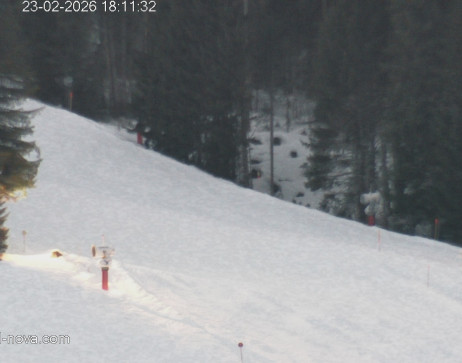 Gaschurn: Blick zur Talabfahrt