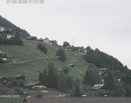 Gaschurn: Blick zur Talabfahrt