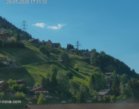Gaschurn: Blick zur Talabfahrt