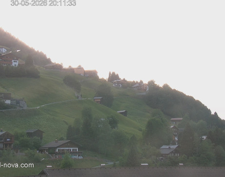 Gaschurn: Blick zur Talabfahrt