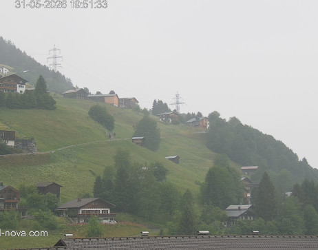 Gaschurn: Blick zur Talabfahrt