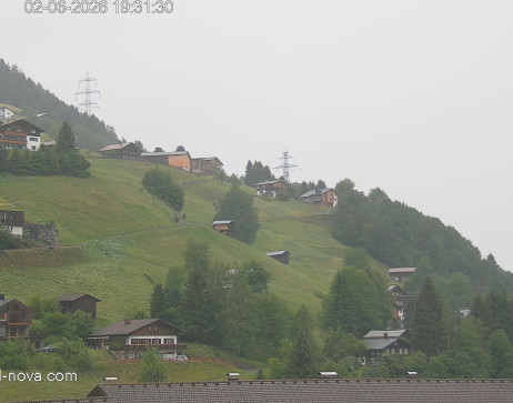 Gaschurn: Blick zur Talabfahrt