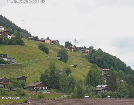 Gaschurn: Blick zur Talabfahrt