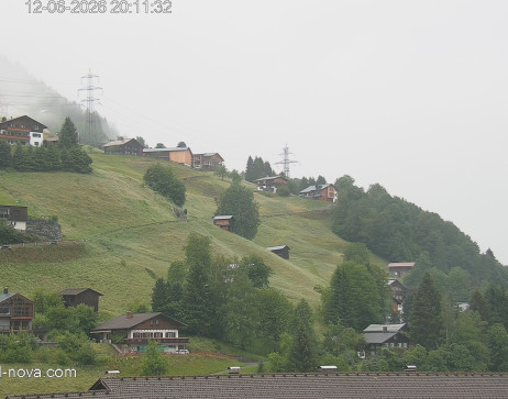 Gaschurn: Blick zur Talabfahrt