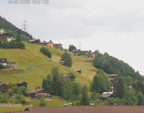 Gaschurn: Blick zur Talabfahrt