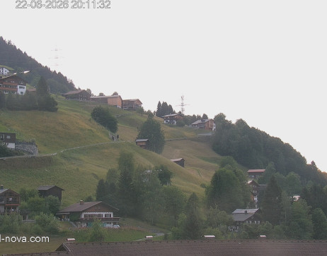 Gaschurn: Blick zur Talabfahrt