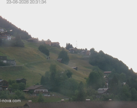 Gaschurn: Blick zur Talabfahrt