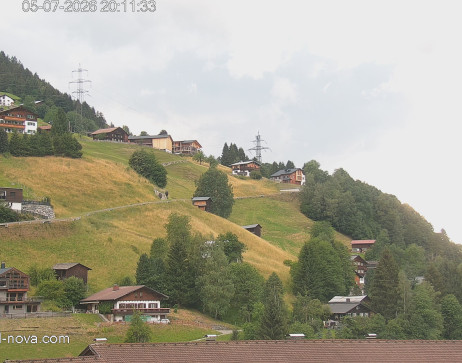 Gaschurn: Blick zur Talabfahrt