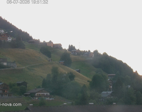 Gaschurn: Blick zur Talabfahrt