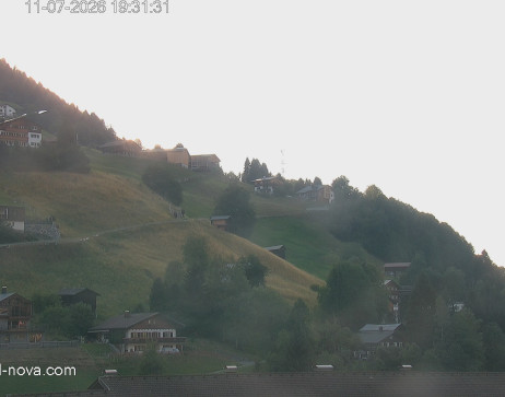 Gaschurn: Blick zur Talabfahrt