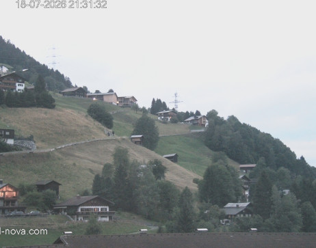 Gaschurn: Blick zur Talabfahrt