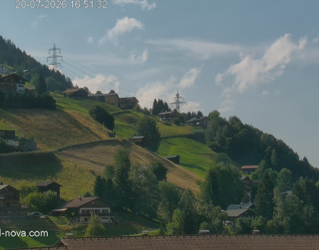 Gaschurn: Blick zur Talabfahrt