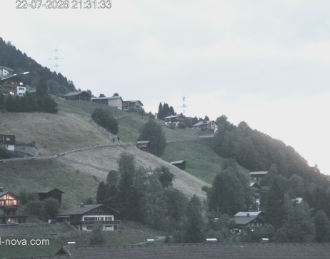 Gaschurn: Blick zur Talabfahrt