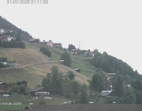 Gaschurn: Blick zur Talabfahrt
