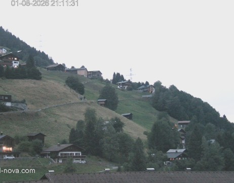 Gaschurn: Blick zur Talabfahrt