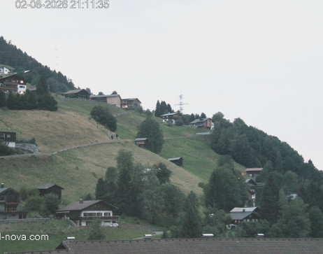 Gaschurn: Blick zur Talabfahrt