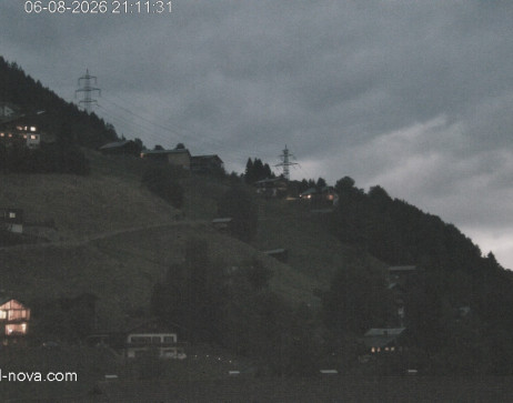 Gaschurn: Blick zur Talabfahrt