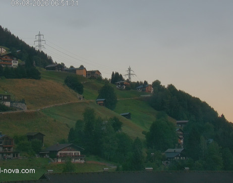 Gaschurn: Blick zur Talabfahrt