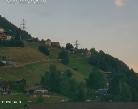Gaschurn: Blick zur Talabfahrt
