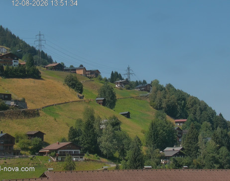 Gaschurn: Blick zur Talabfahrt