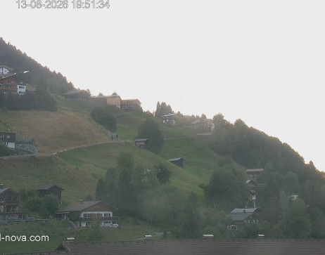 Gaschurn: Blick zur Talabfahrt