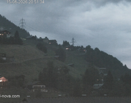 Gaschurn: Blick zur Talabfahrt
