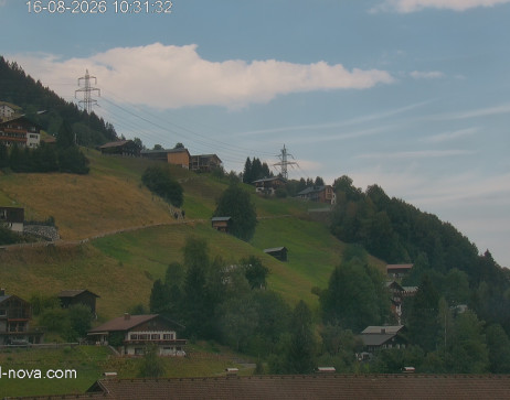 Gaschurn: Blick zur Talabfahrt