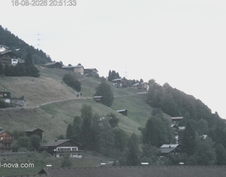 Gaschurn: Blick zur Talabfahrt