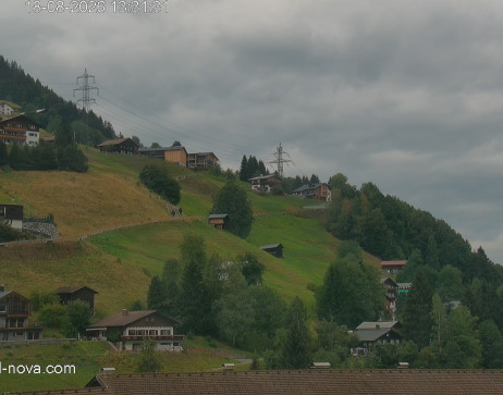 Gaschurn: Blick zur Talabfahrt