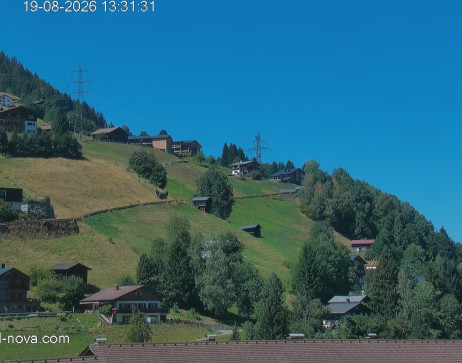 Gaschurn: Blick zur Talabfahrt