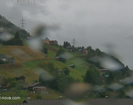 Gaschurn: Blick zur Talabfahrt