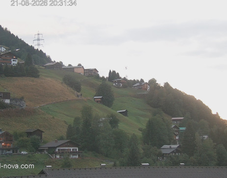 Gaschurn: Blick zur Talabfahrt