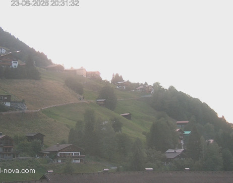 Gaschurn: Blick zur Talabfahrt