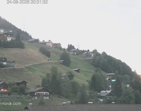 Gaschurn: Blick zur Talabfahrt