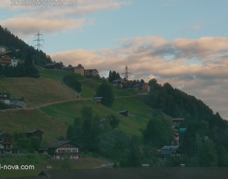 Gaschurn: Blick zur Talabfahrt